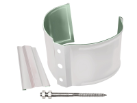 Кронштейн трубы на кирпич GL PE 125/90 мм металлич